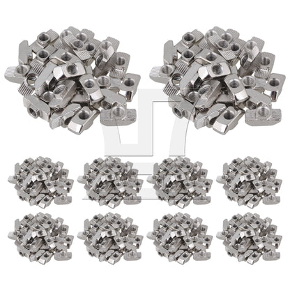BQLZR Drop In T-Nut M6 Thread for 40 Series European Aluminum Slot