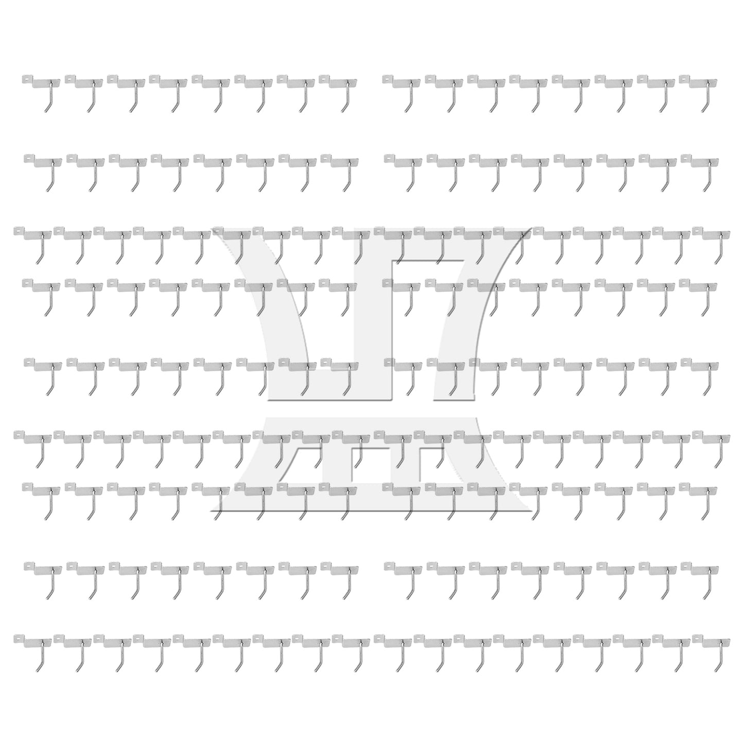 BQLZR Slatwall Single Hook Pin Arm Shop Display Fitting Prong Hanger 5cm Long
