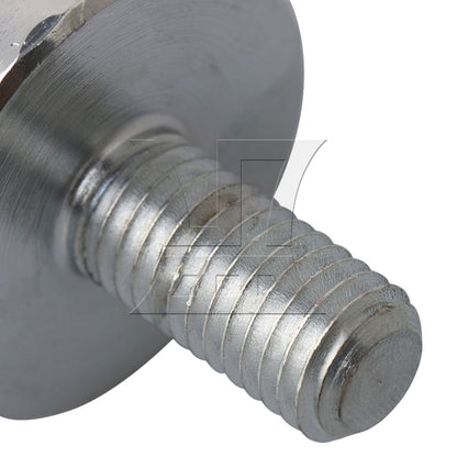 BQLZR 18pcs heavy-duty carbon steel straight tube bearing bull eye wheel belt screw 25mm