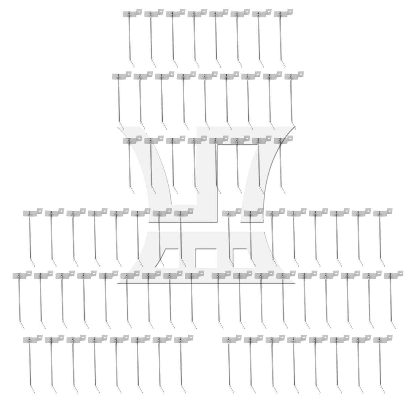 BQLZR Slatwall Single Hook Pin Arm Shop Display Fitting Prong Hanger 15cm Length