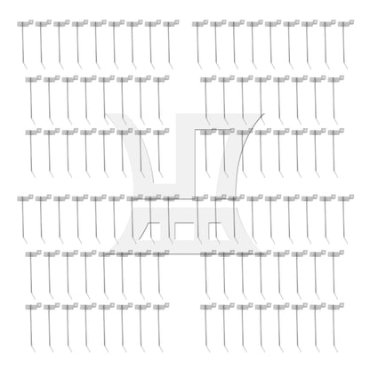 BQLZR Slatwall Single Hook Pin Arm Shop Display Fitting Prong Hanger 15cm Length