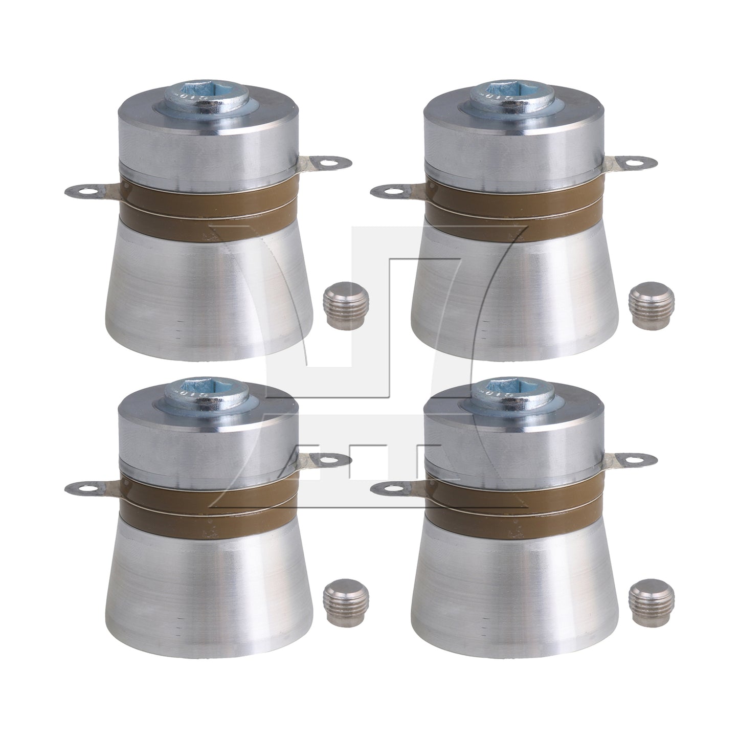 BQLZR 2Pieces Ultrasonic Transducer 60W 40kHZ 100W 28kHZ Kit for Plating Equipment