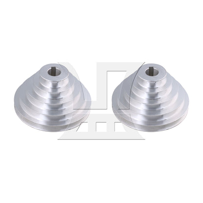 BQLZR 24mm Bore 5 Step A Type V-Belt Pagoda Pulley Belt Outter Dia 54-150mm
