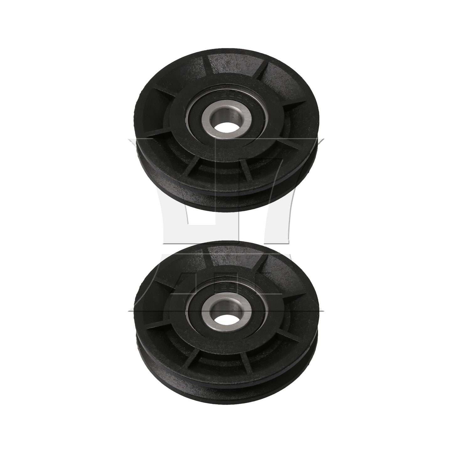 BQLZR Black Bearing Pulley Cable Wheel 6x1x1.2cm for Gym Equipment Parts