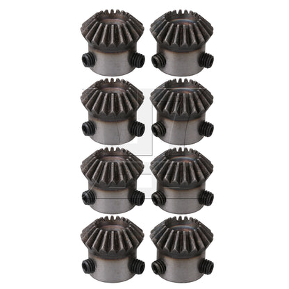 BQLZR  Module 1 Silver 6mm Dia Hole 20T 45 Steel Tapered Bevel Gear Wheel