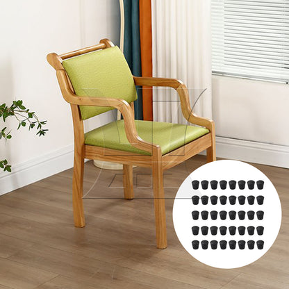 BQLZR  Anti-Slip Synthetic Rubber Table Chair Leg Tips Caps 1x2.1x0.22cm