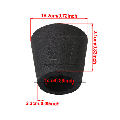 BQLZR  Anti-Slip Synthetic Rubber Table Chair Leg Tips Caps 1x2.1x0.22cm