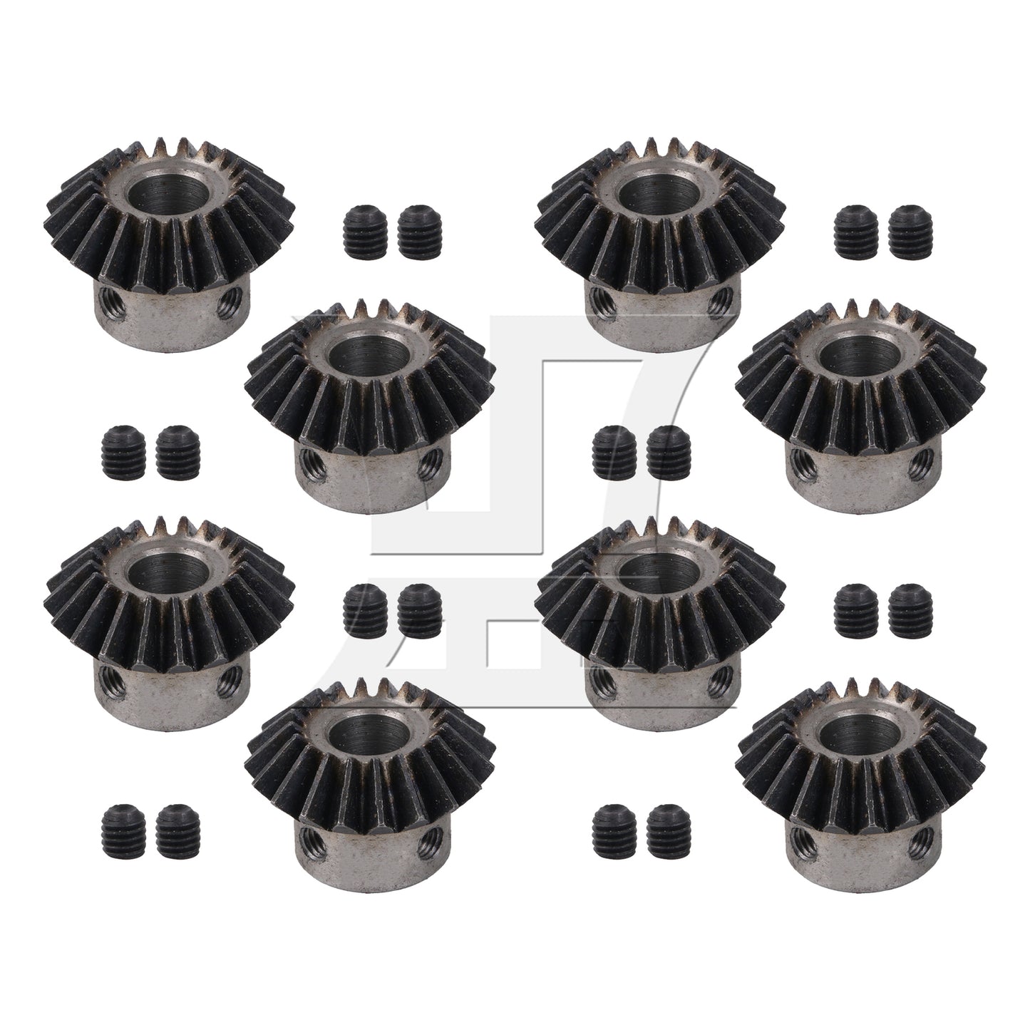 BQLZR  20T Steel 1.5 Mod Top Screws Tapered Bevel Gear Wheel 10 mm Bore