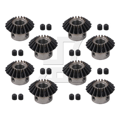 BQLZR  20T Steel 1.5 Mod Top Screws Tapered Bevel Gear Wheel 10 mm Bore