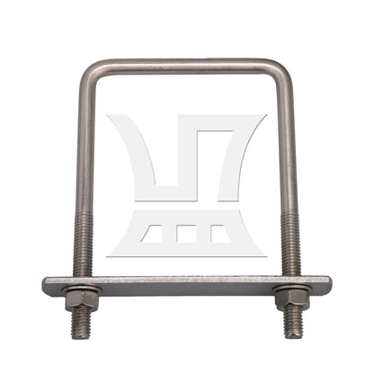 BQLZR M8 Stainless Steel Square U-Bolt 2.95" x 4.72" for Sailboat Trailer