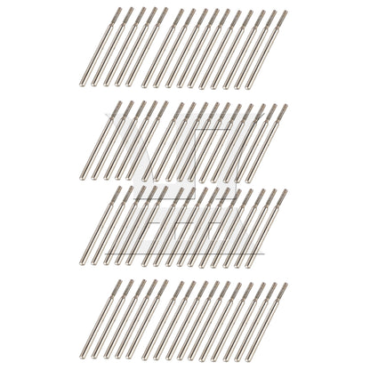 BQLZR  2mm Cylindrial Point Diamond Burr Glass Drill Bits for Rotary Tools