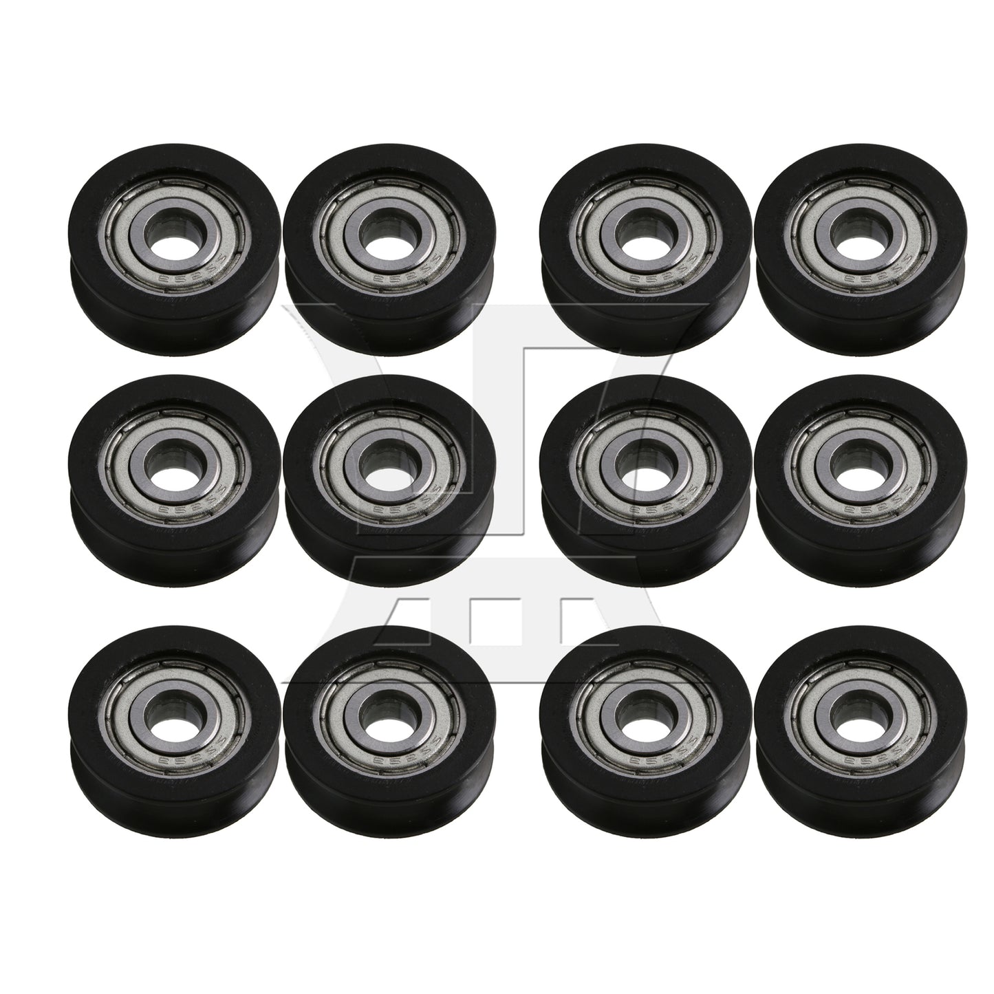 BQLZR  Dee1.3mm p 625ZZ U-Type Groove Pulley Rail Ball Bearing Wheel 20x5x7mm