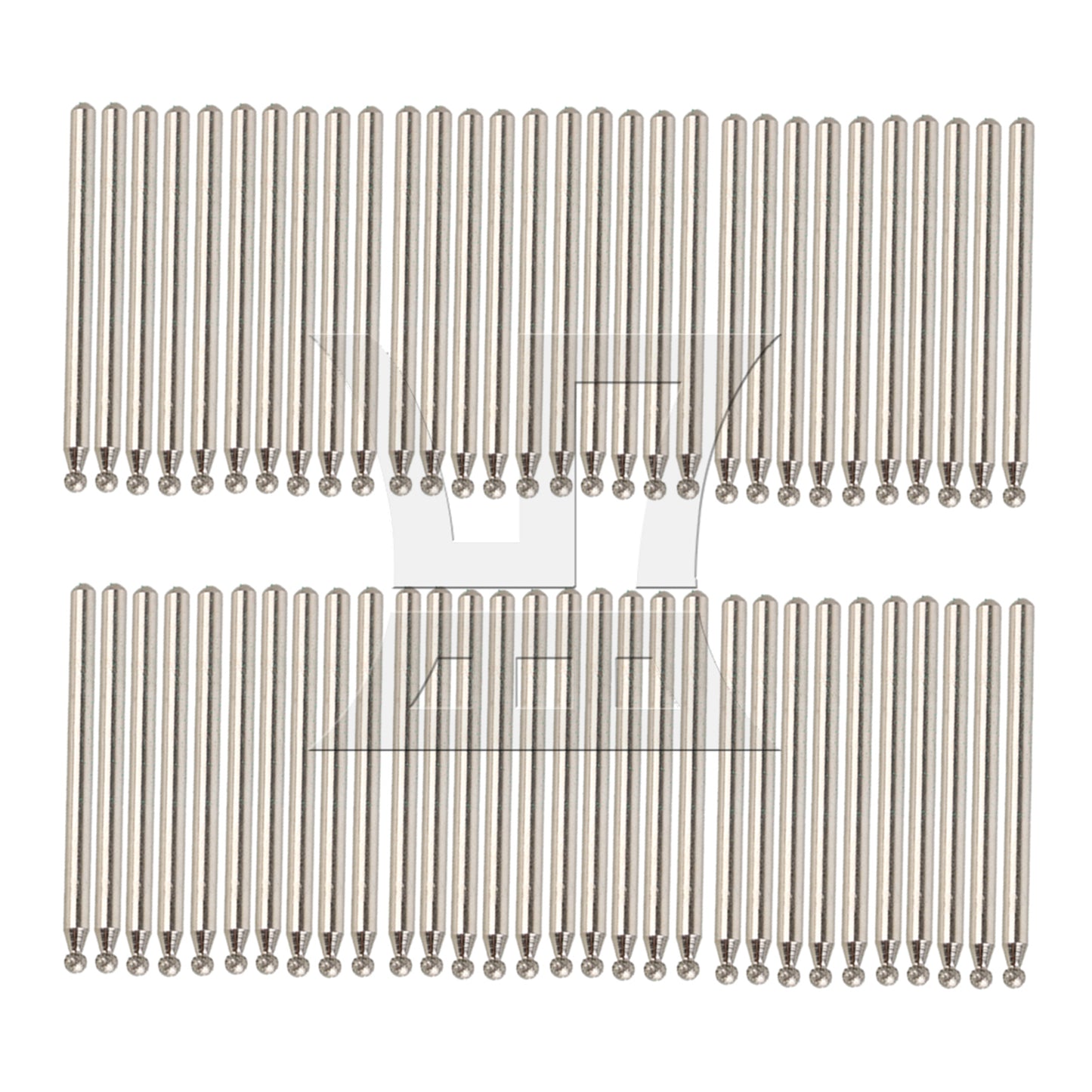 BQLZR 2.5mm Sphere Point Diamond Burr Glass Drill Bits for Rotary Tool