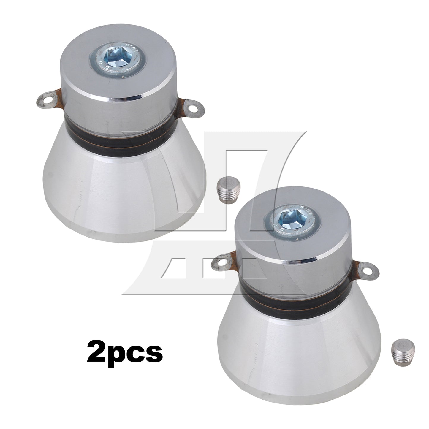 BQLZR 2Pieces Ultrasonic Transducer 60W 40kHZ 100W 28kHZ Kit for Plating Equipment