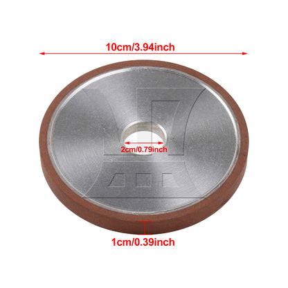BQLZR 2 Pieces Grinding Disc Wheel 180 Grit Metal Processing Tool 3.93 x 0.39 inch