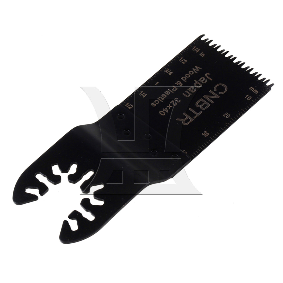 BQLZR 2pcs HCS Oscillating Tool Japanese Teeth 3.2x4cm Black for Manual Diy Repair