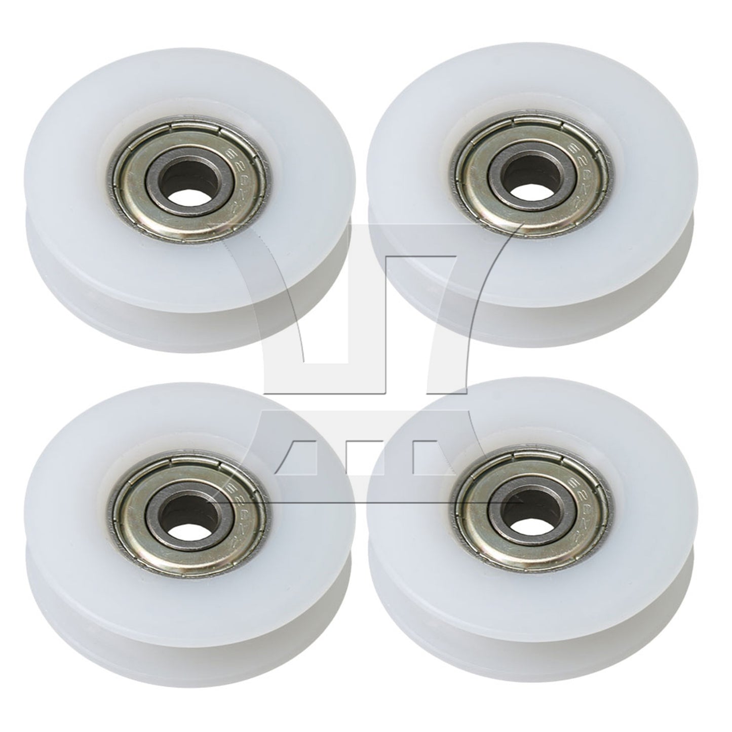 BQLZR White Nylon Bearing Pulley 6x35.5x9mm for Door Windows Repair Part