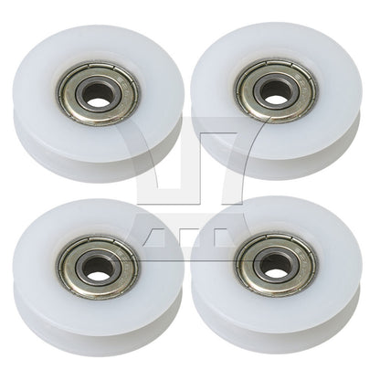 BQLZR White Nylon Bearing Pulley 6x35.5x9mm for Door Windows Repair Part