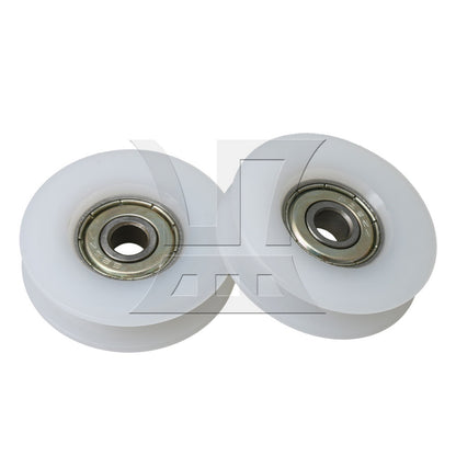 BQLZR White Nylon Bearing Pulley 6x35.5x9mm for Door Windows Repair Part