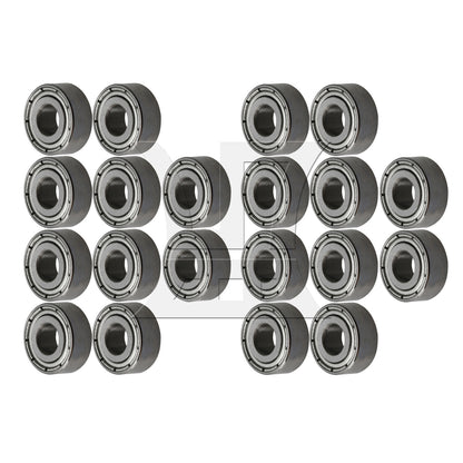 BQLZR Steel Miniature Ball Bearing MR104ZZ 4mmx10mmx4mm for Power Tools