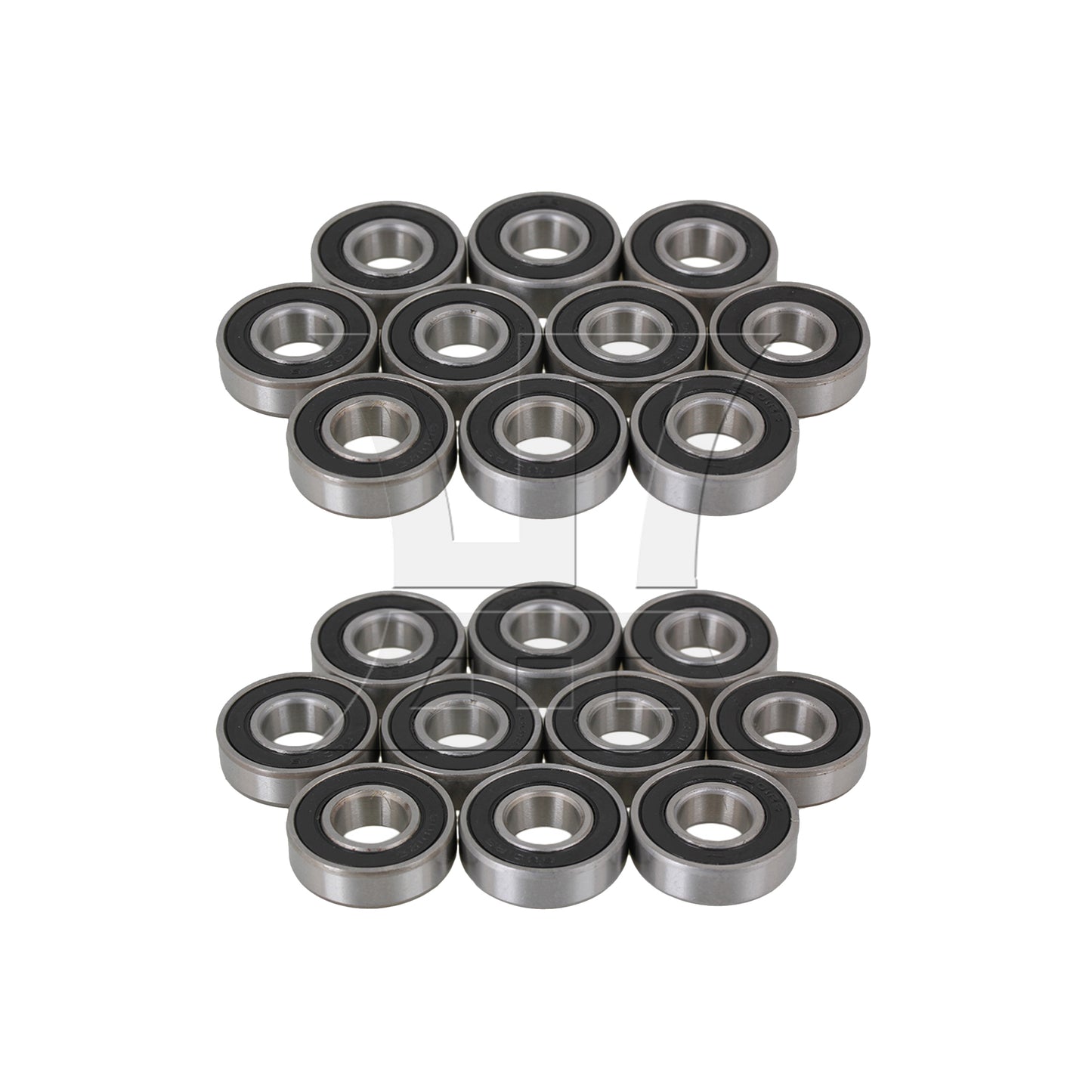 BQLZR  Sealed Ball Steel 6001-2RS Deep Groove Roller Ball Bearings 12x28x8mm