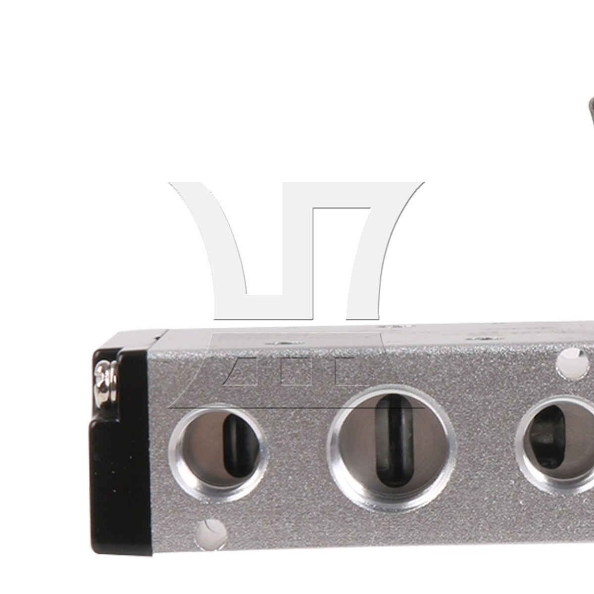 BQLZR 2 Pieces Aluminum 5 Port 2 Position 1/4" Hand Lever Operated Pneumatic Valve