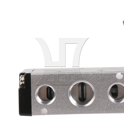 BQLZR 2 Pieces Aluminum 5 Port 2 Position 1/4" Hand Lever Operated Pneumatic Valve
