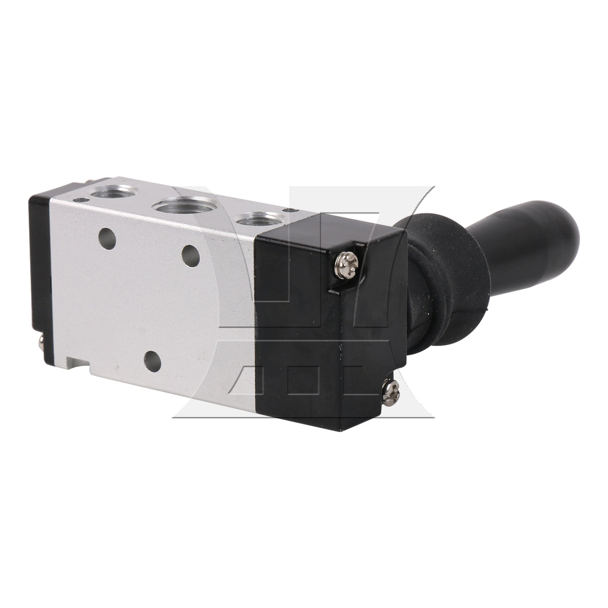 BQLZR 2 Pieces Aluminum 5 Port 2 Position 1/4" Hand Lever Operated Pneumatic Valve