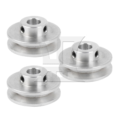 BQLZR Single Groove Pulley 31mm 8mm for Drilling Machine w/ 3.28ft Transmission Belt