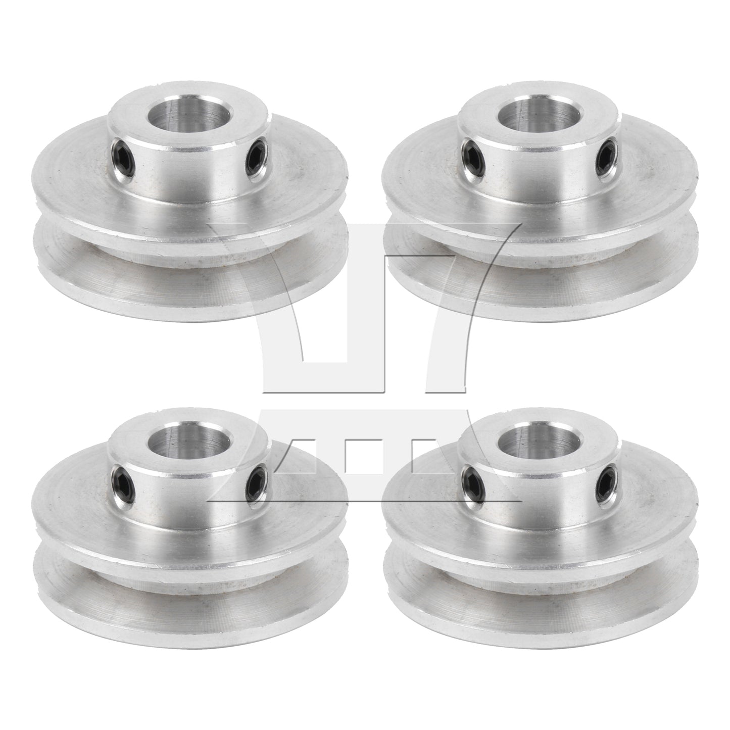 BQLZR Single Groove Pulley 31mm 8mm for Drilling Machine w/ 3.28ft Transmission Belt
