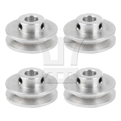 BQLZR Single Groove Pulley 31mm 8mm for Drilling Machine w/ 3.28ft Transmission Belt