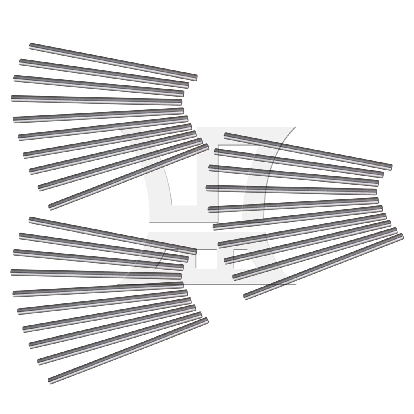 BQLZR 10 Pieces Silver 4mm Dia 100mm Length High Speed Steel HSS Lathe Bar Round Rod