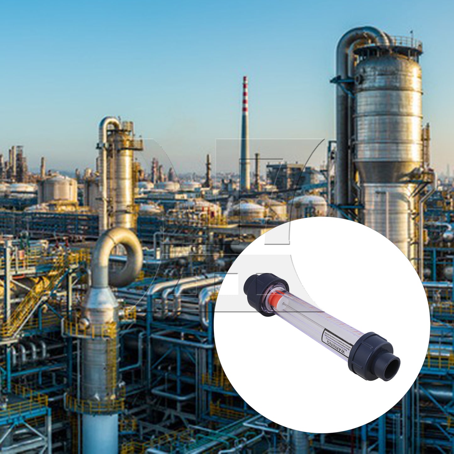 BQLZR  LZS-15 Plstic Water Flow Meter 6-60L/H for Flow Monitoring of Small Cooling Systems