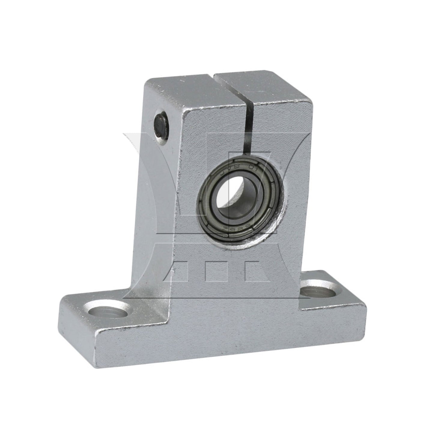 BQLZR  SK13 Linear Motion Rail Support Bracket with 6mm ID Bearing Silver