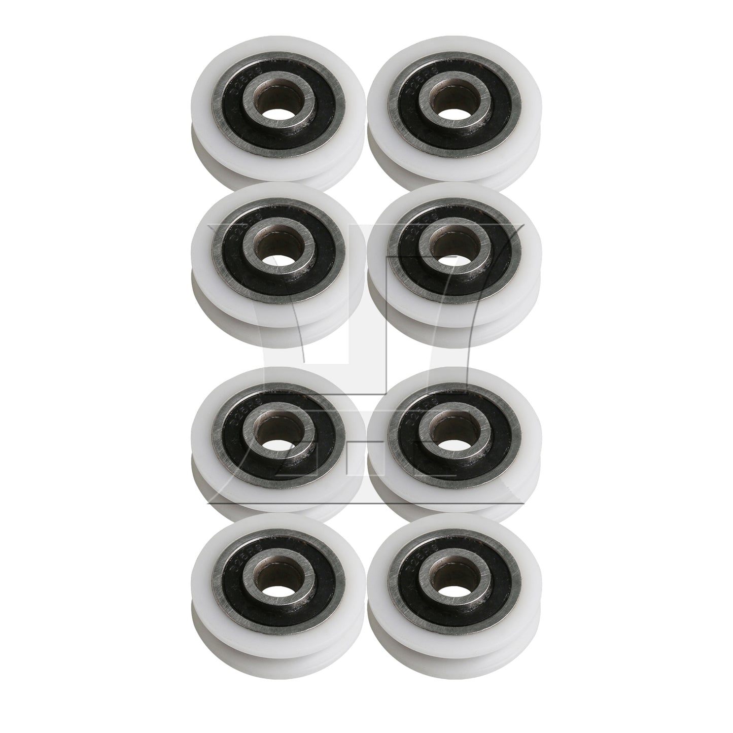 BQLZR 21x5x6mm Pulley WBearing Round U-Type Groove Replaceable for Door Window