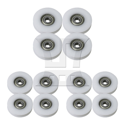 BQLZR 5mmx30mmx6mm Embedded U Shape Steel Sealed Shielded Ball Bearing