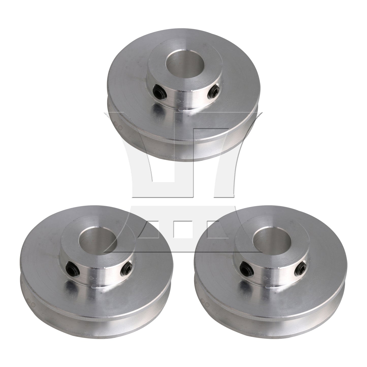 BQLZR Single Groove Shape Pulleys 10 mm Bore for Motor Shaft 3-5 mm Belt