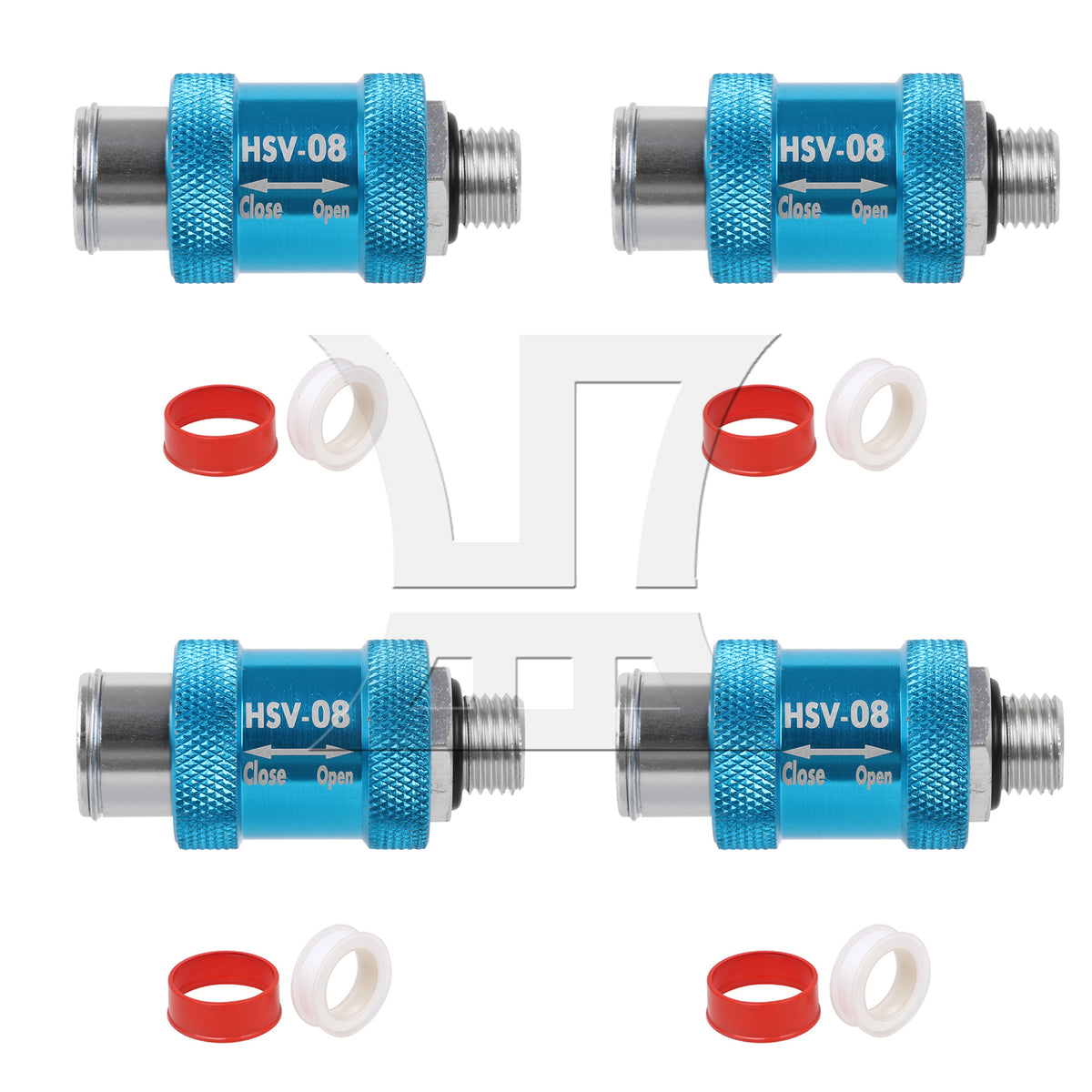 BQLZR Aluminum 1/4"Interface Pneumatic Flow Control Manual Hand Slide Valve