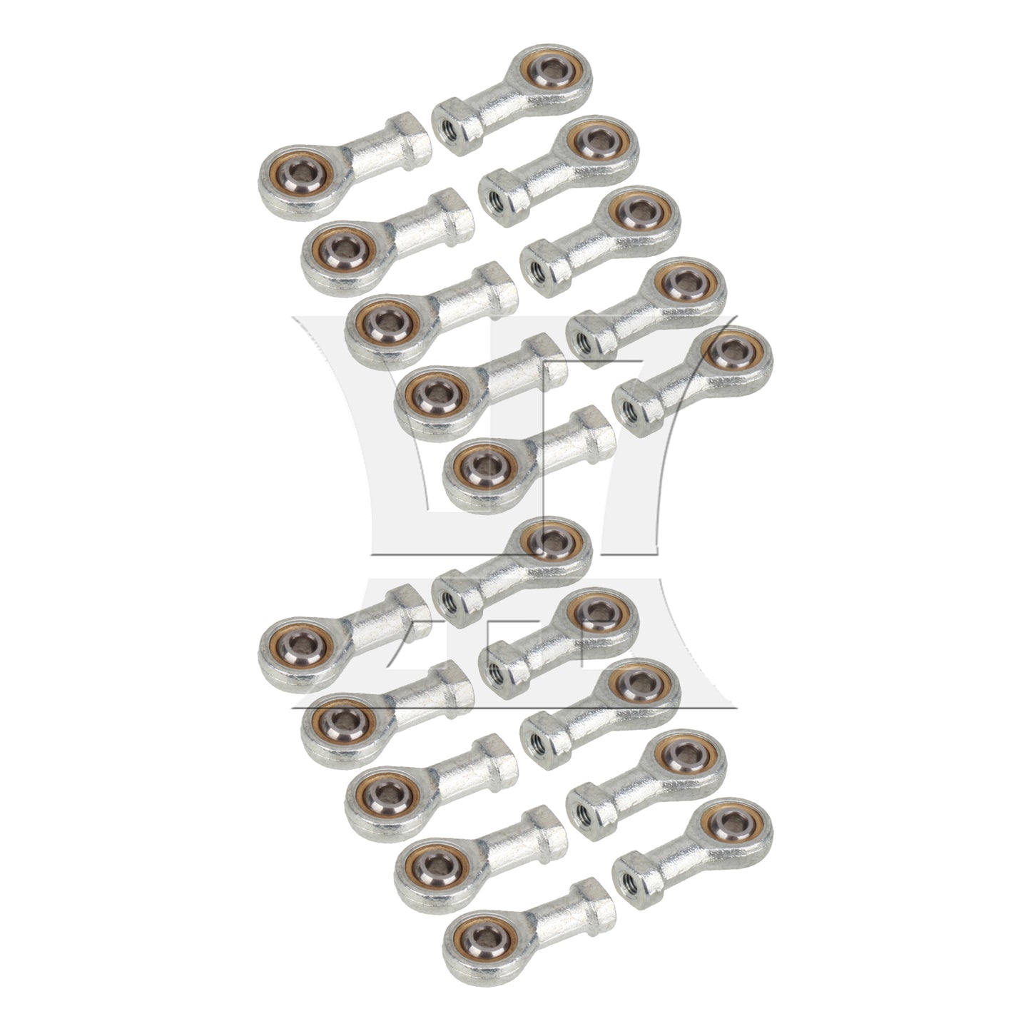 BQLZR 10pcs High Precision 5mm Female Metric Threaded Rod End Joint Bearing