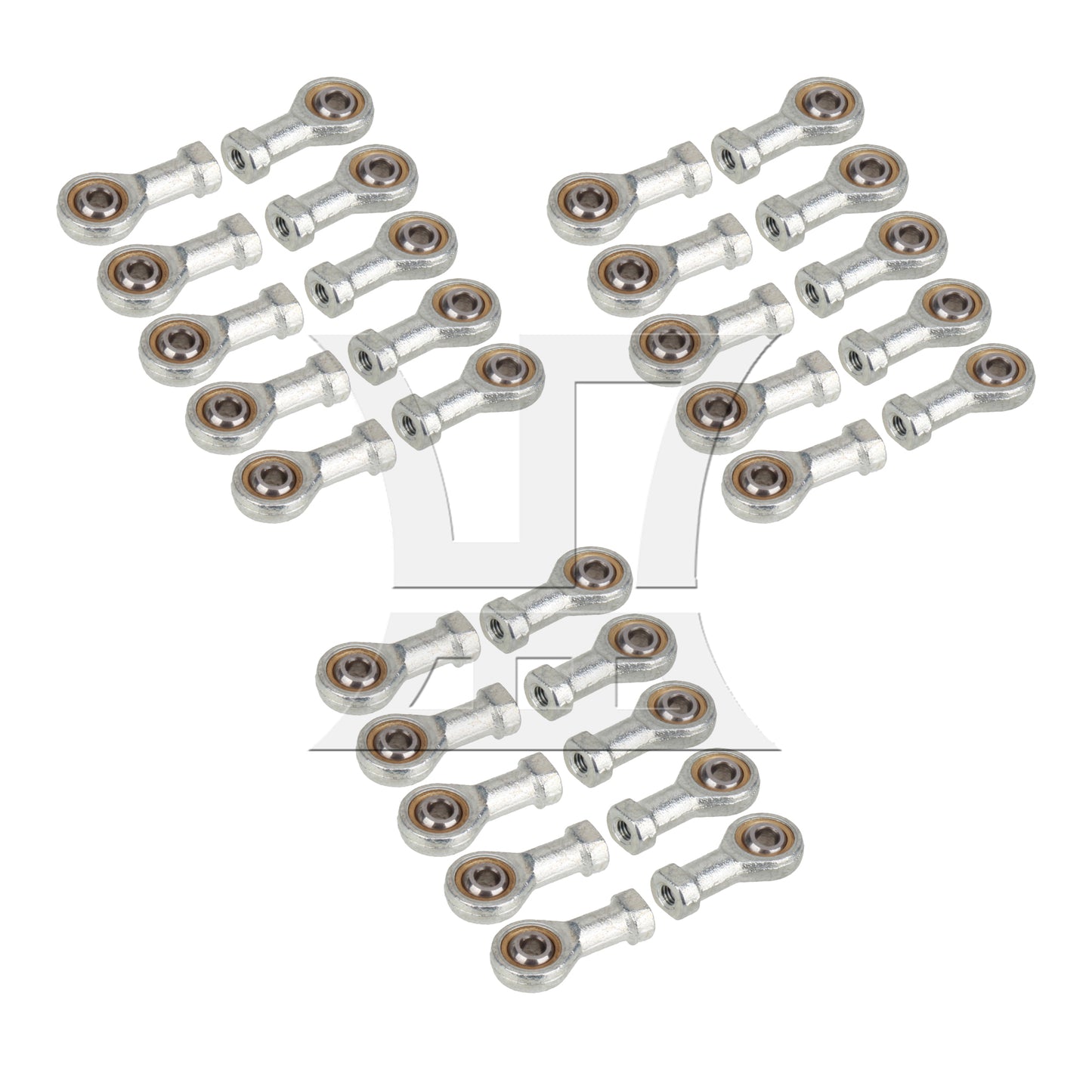 BQLZR 10pcs High Precision 5mm Female Metric Threaded Rod End Joint Bearing