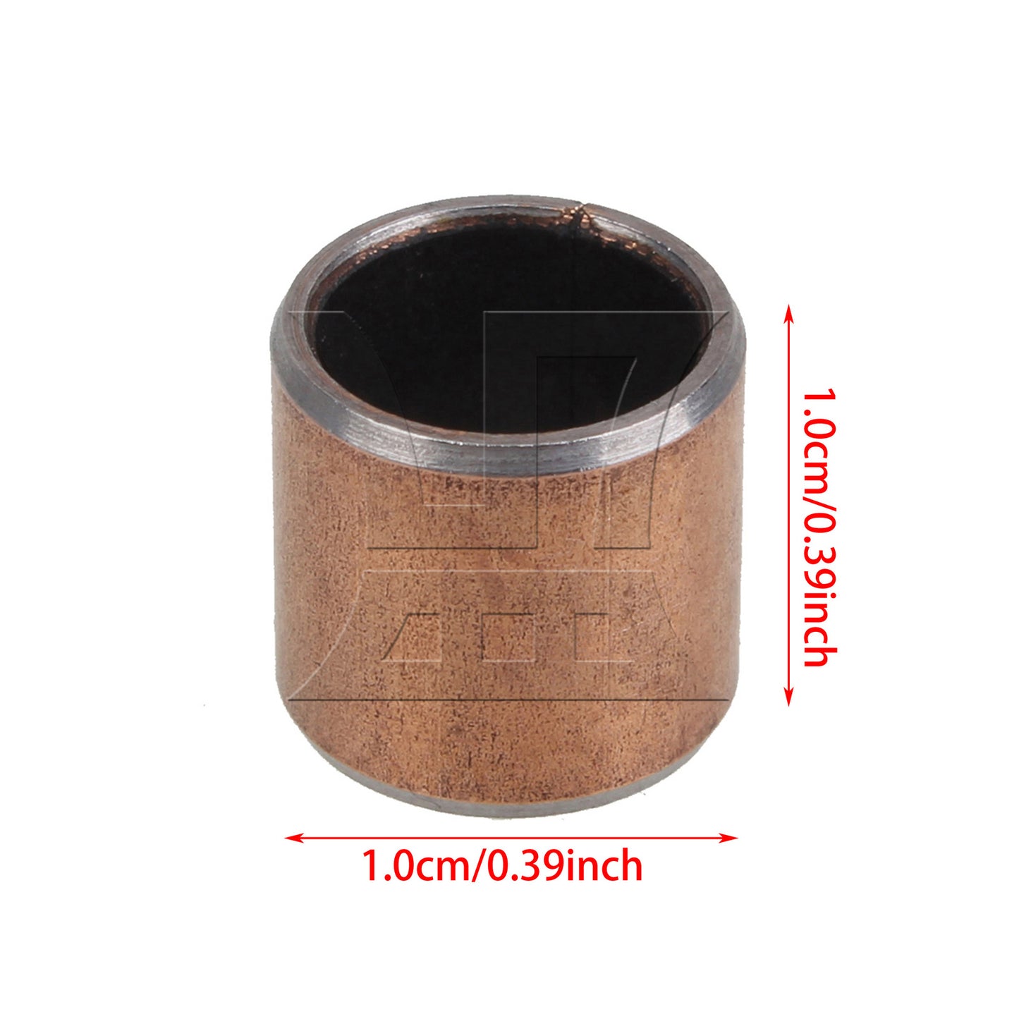 BQLZR Plain Bearing Wrapped Oilless Bushing Self Lubricating Bearing SF-1 0.8x1x1cm for Gear Pumps
