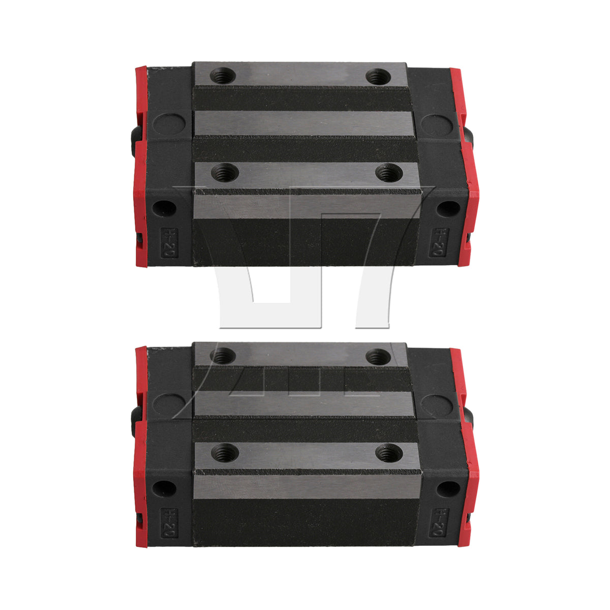 BQLZR 2pcs Linear Guide Slider Silent and Smooth HGH20CA