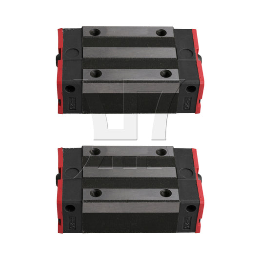 BQLZR 2pcs Linear Guide Slider Silent and Smooth HGH20CA