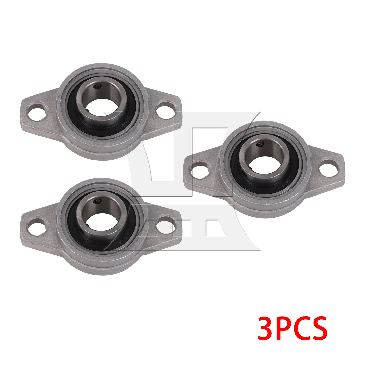 BQLZR  KFL004 Zinc Alloy Flange Block Bearing Inner Dia 20mm Industrial Tool