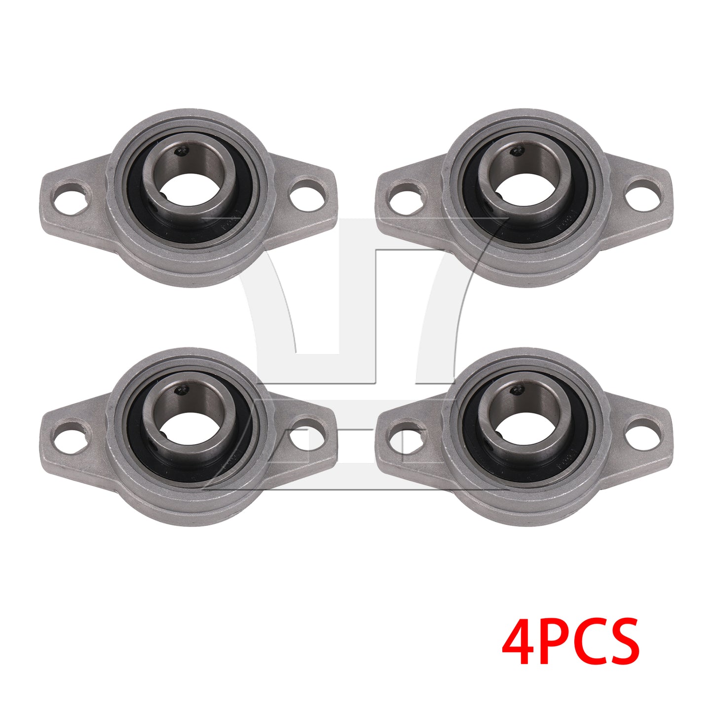 BQLZR  KFL004 Zinc Alloy Flange Block Bearing Inner Dia 20mm Industrial Tool
