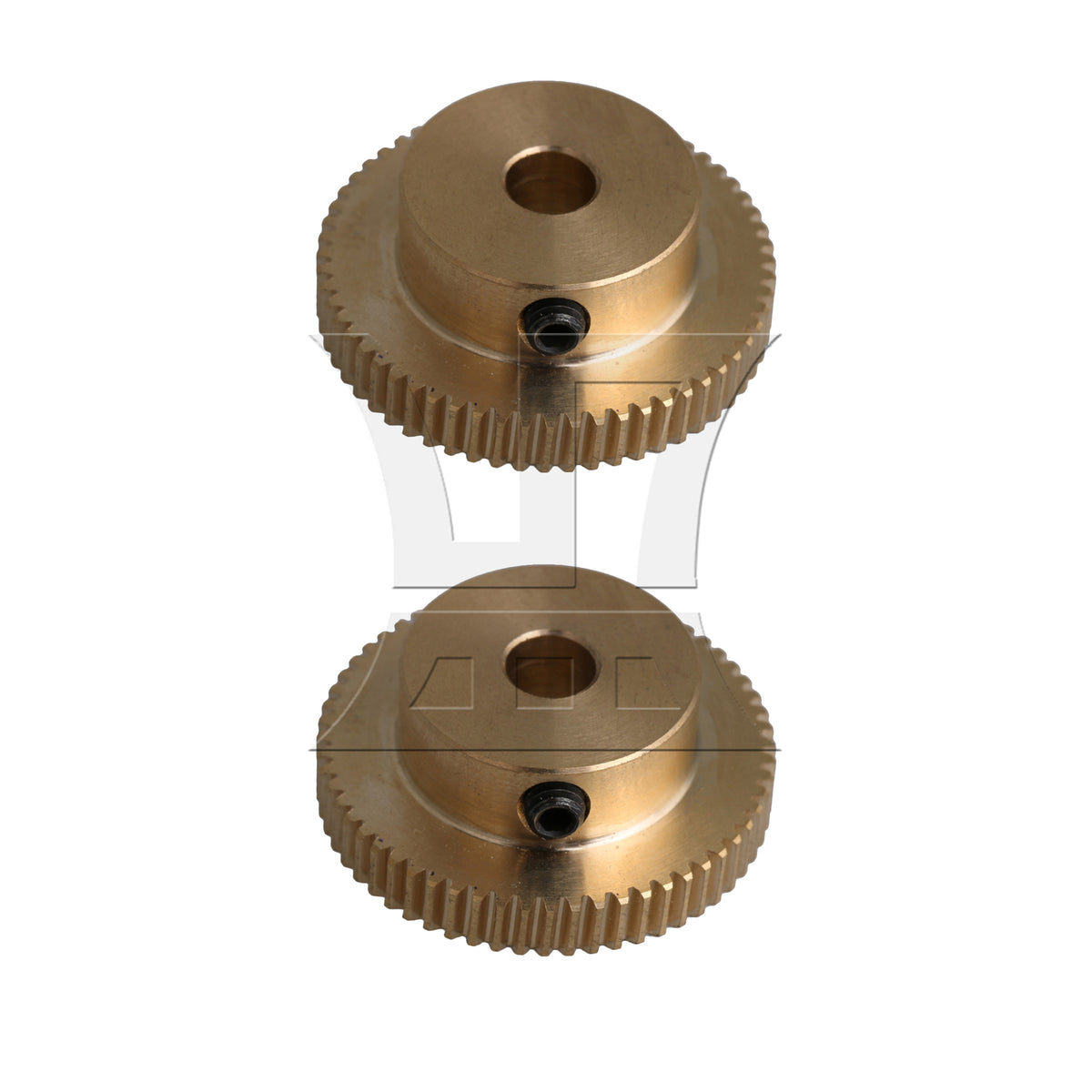 BQLZR 0.5 Modulus 0.3CM Hole Diameter Brass Turbine Gear Shaft & 60 T Turbine Gear Whe