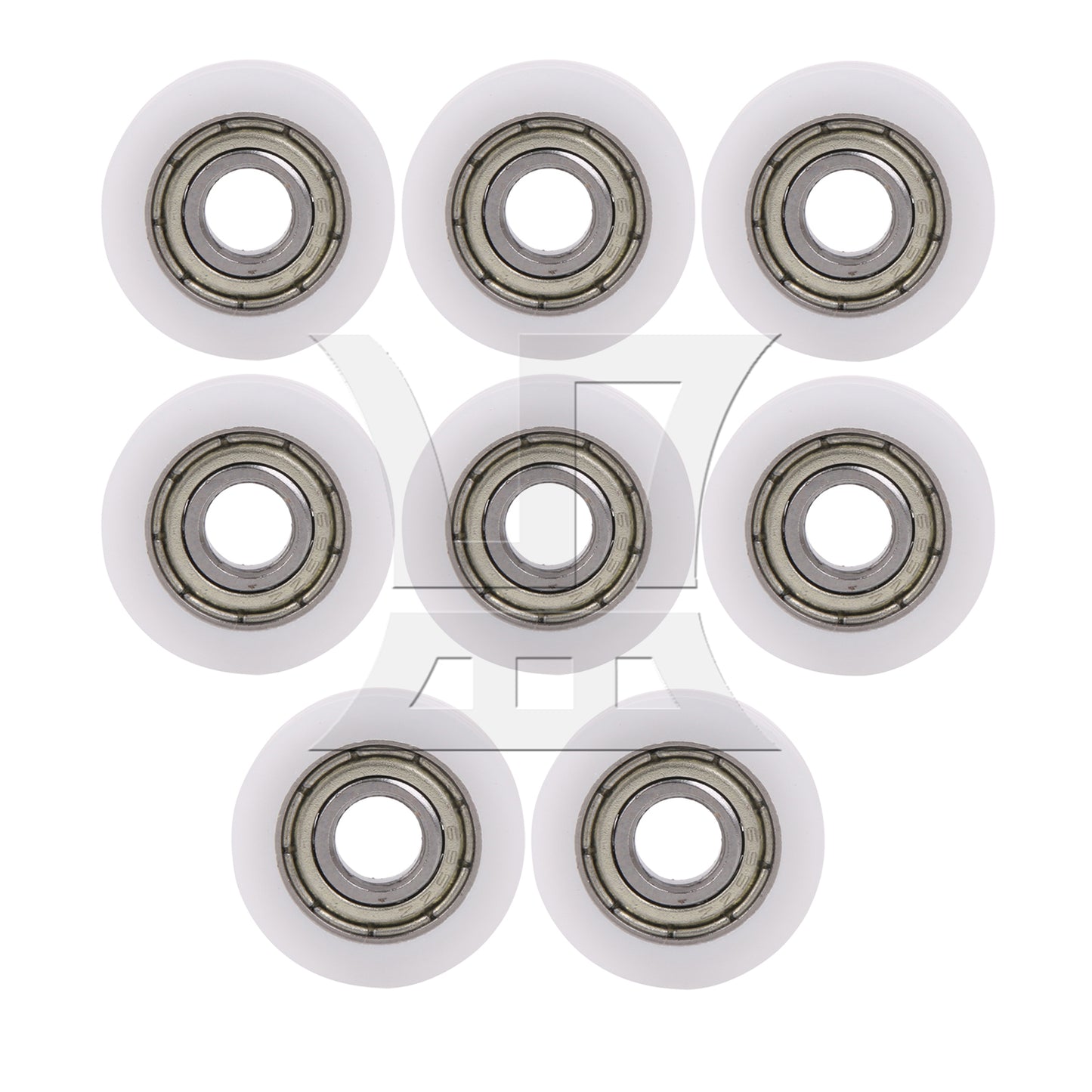 BQLZR  1.5mm Deep 695ZZ U-type Groove Pulley Rail Ball Bearing Wheel 18x5x6mm