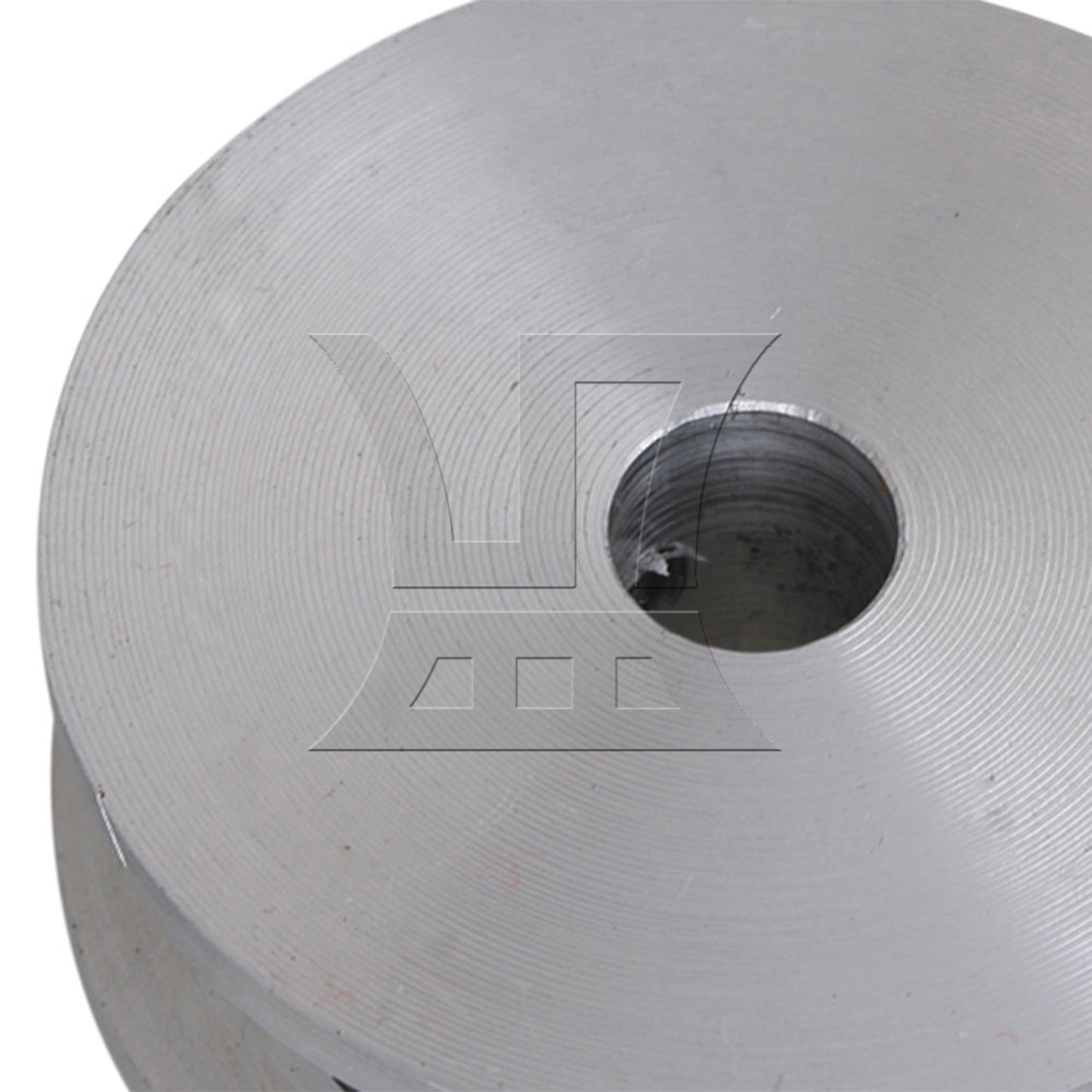 BQLZR 2 Pieces Silver Aluminum 2-Step Pulley 40x30x8MM for Motor Shalf Drive Belt