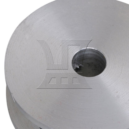 BQLZR 2 Pieces Silver Aluminum 2-Step Pulley 40x30x8MM for Motor Shalf Drive Belt