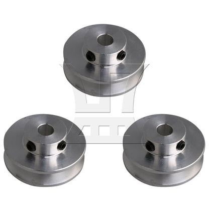 BQLZR Single Groove Pulley 31mm Dia 6mm for Gym Equipment Belt w/ 3.28 ft Belt Set
